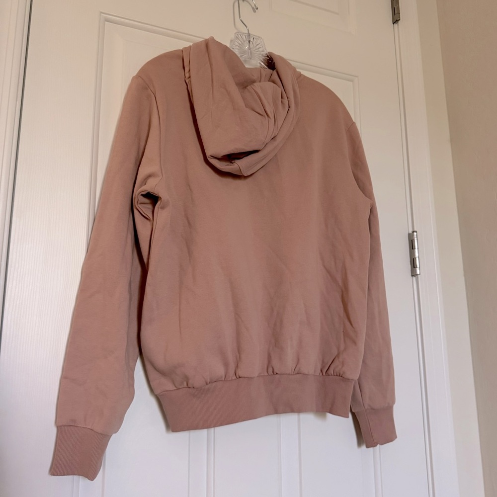 Women’s H&M Muted Light Pink Divided Hoodie, Size S, NWOT, Casual Comfy Sweater - Picture 7 of 9